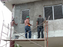Tiles and beams for housing in the province of Ciego de Avila Cuba